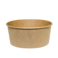 Kraft Round Paper Bowl, 37oz (165mm Top, Base Only), 300/case