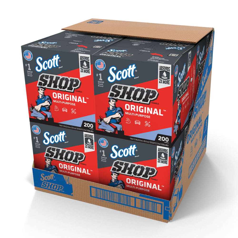 Scott Original Shop Towel, 8/case