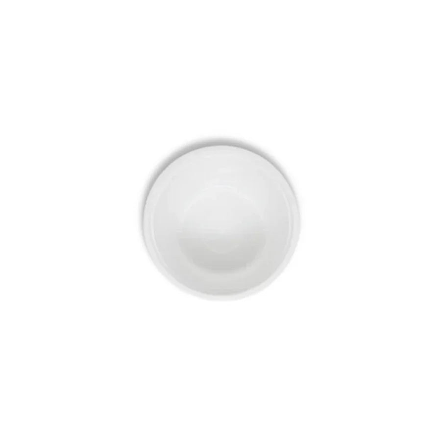 White PP Round Bowl, 8oz (Microwaveable, Base Only), 1,000/case