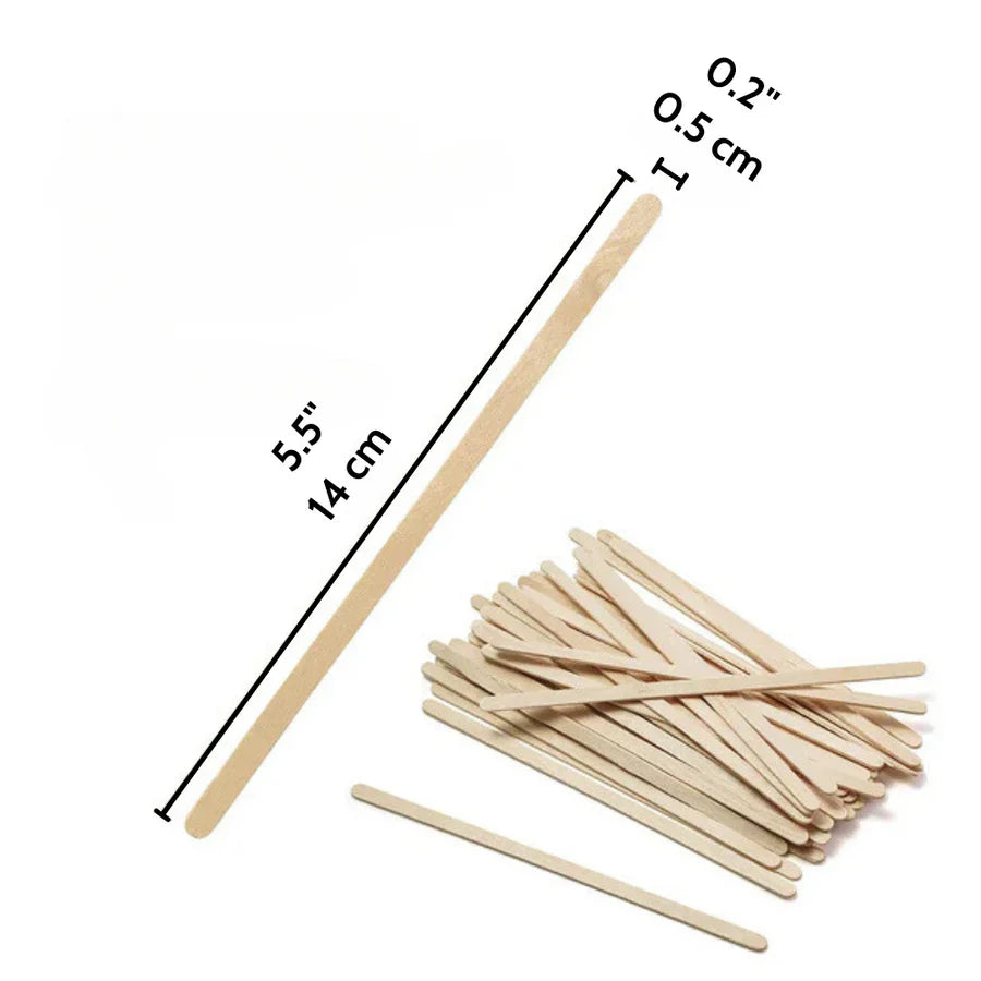 Wooden Coffee Stir Stick, 5.5" (Compostable), 1,000/case