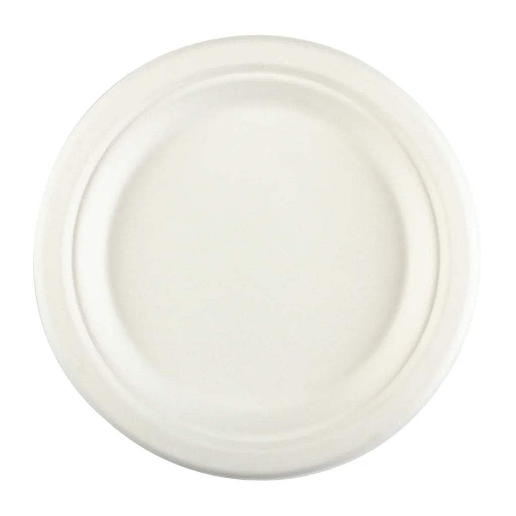 Natural Molded Fiber Plate, 9", 500/case