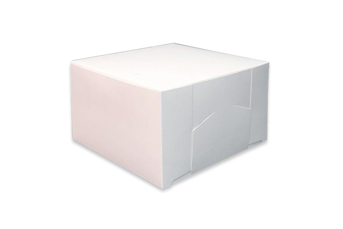 White Cake Box, 8" x 8" x 5", 250/case