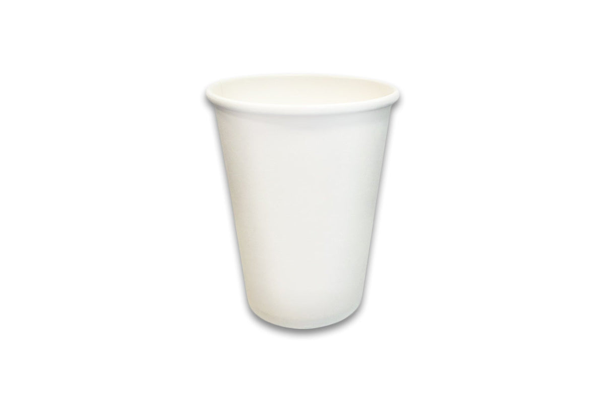 White Paper Hot Cup, 12oz, 1,000/case