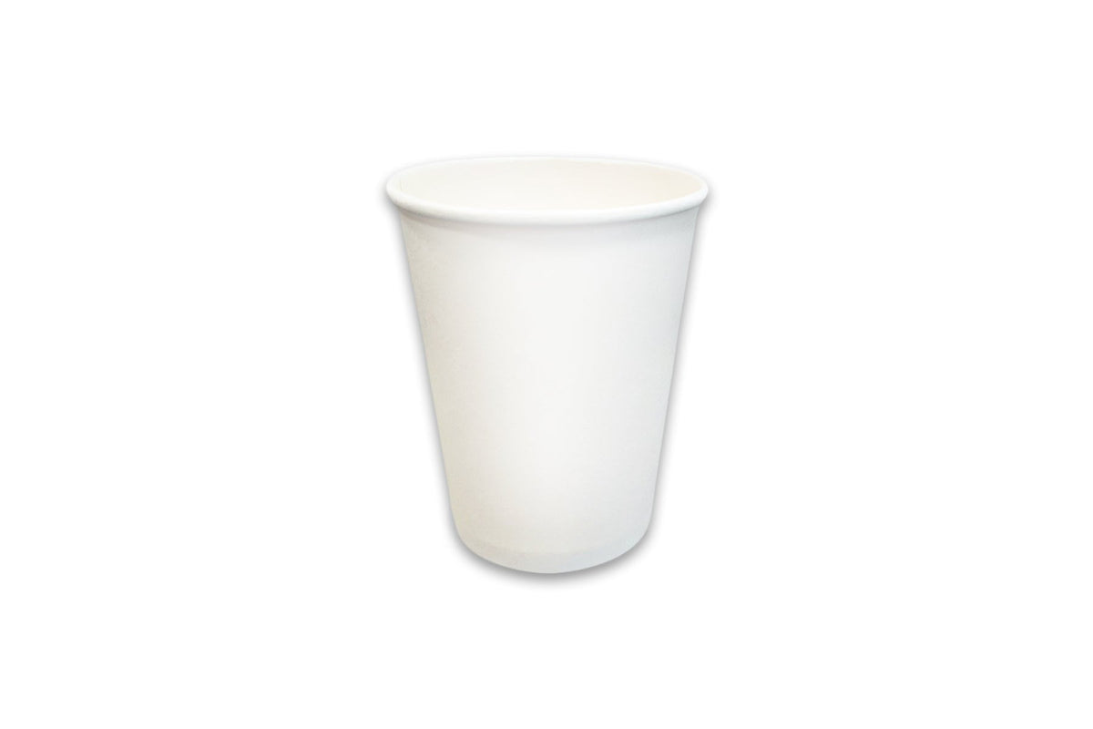White Paper Hot Cup, 8oz, 1,000/case
