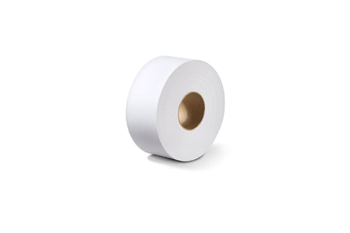 White Jumbo Bathroom Tissue, 3.7" x 1,000ft, 8/case
