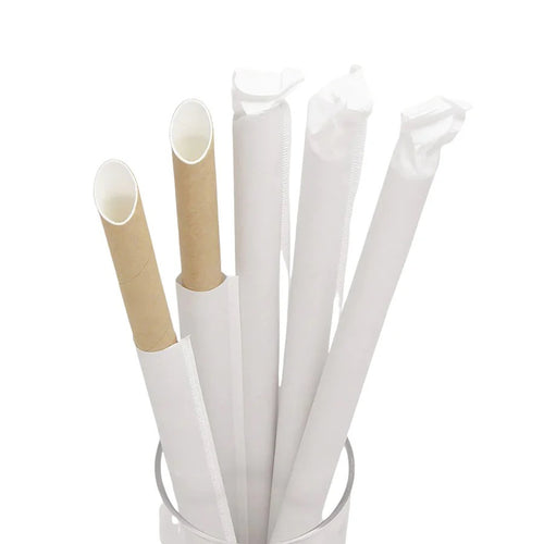 Paper Straws, 220mm, 2,000/case