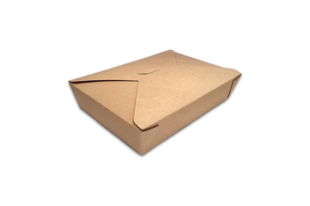 Kraft Takeout Box #2, 48oz, 200/case