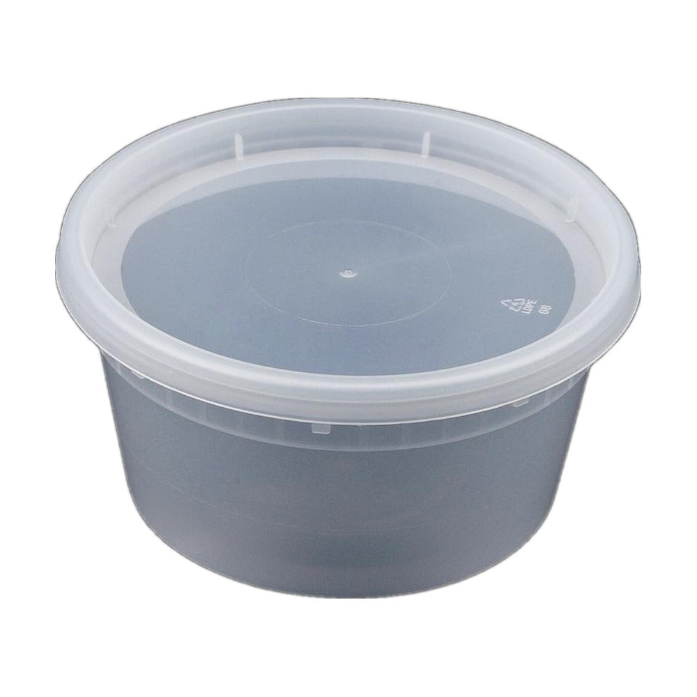 Translucent PP Deli Container W/ Lid, 12oz