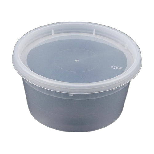 Translucent PP Deli Container W/ Lid, 12oz