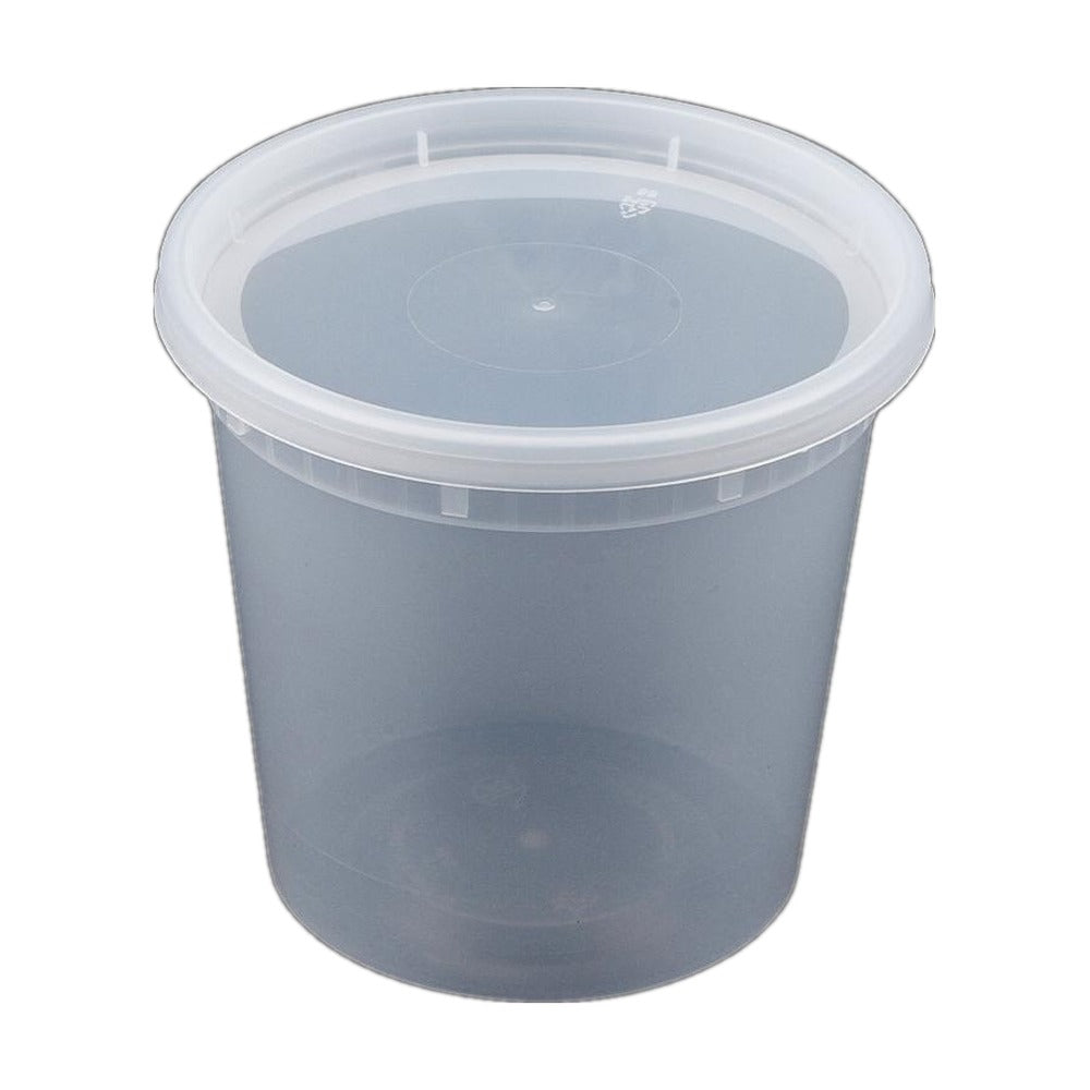 Translucent PP Deli Container W/ Lid, 24oz
