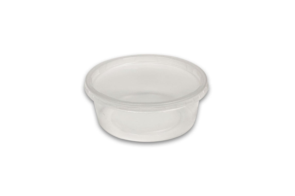 Translucent PP Round Deli Container, 8oz (Base Only), 500/case