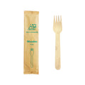 Wooden Fork, 6.2" (Compostable, Individually Wrapped), 1,000/case