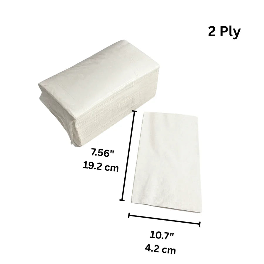 Paper Dinner Napkin, 15x17" (2-Ply), 2,000/case