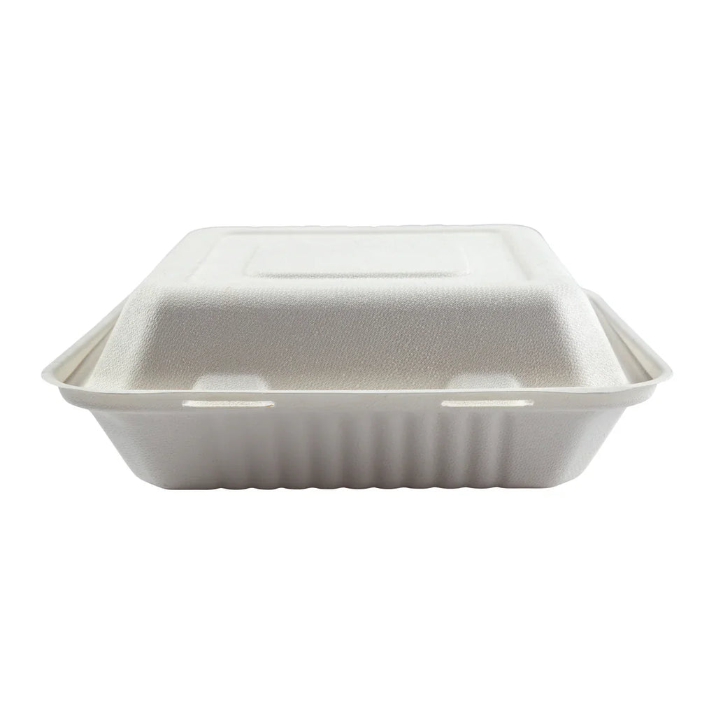 Natural Molded Fiber Clamshell, Large, 200/case