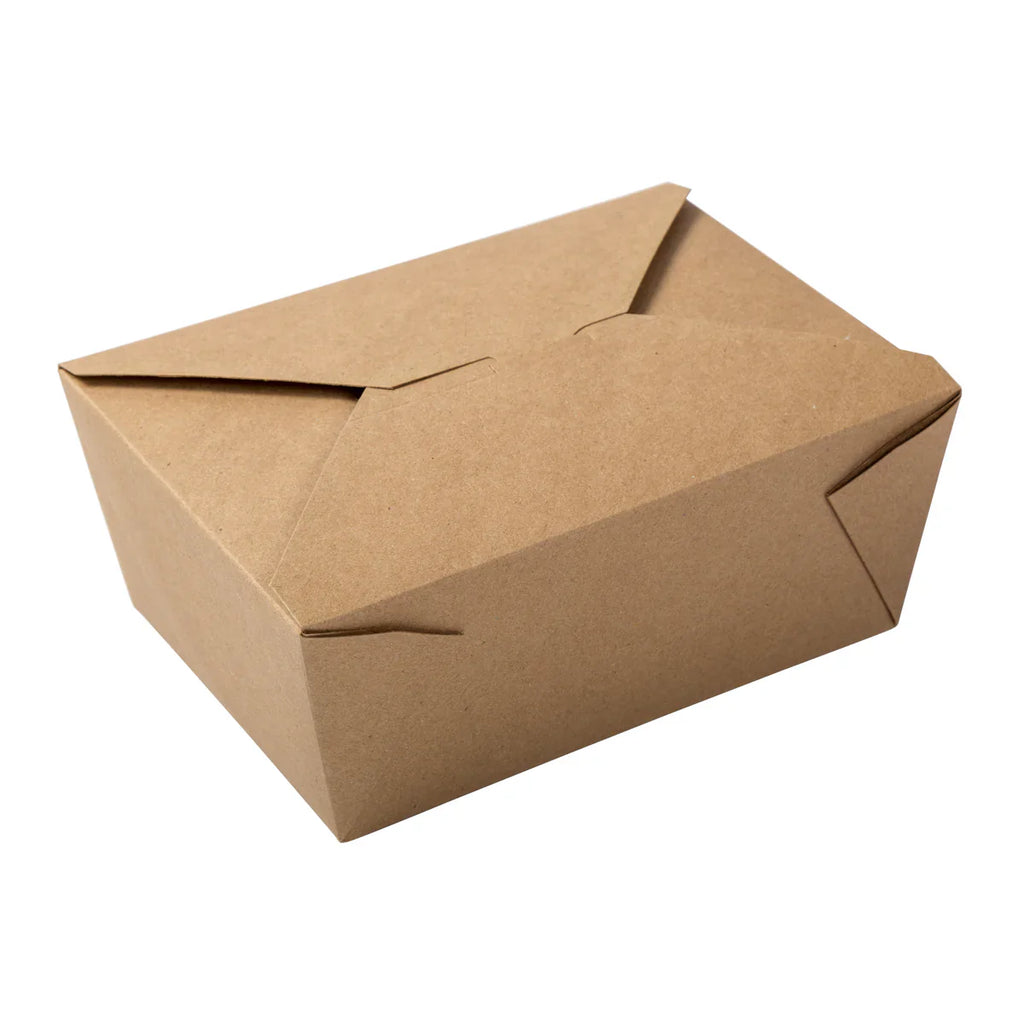 Kraft Takeout Box #4, 160/case