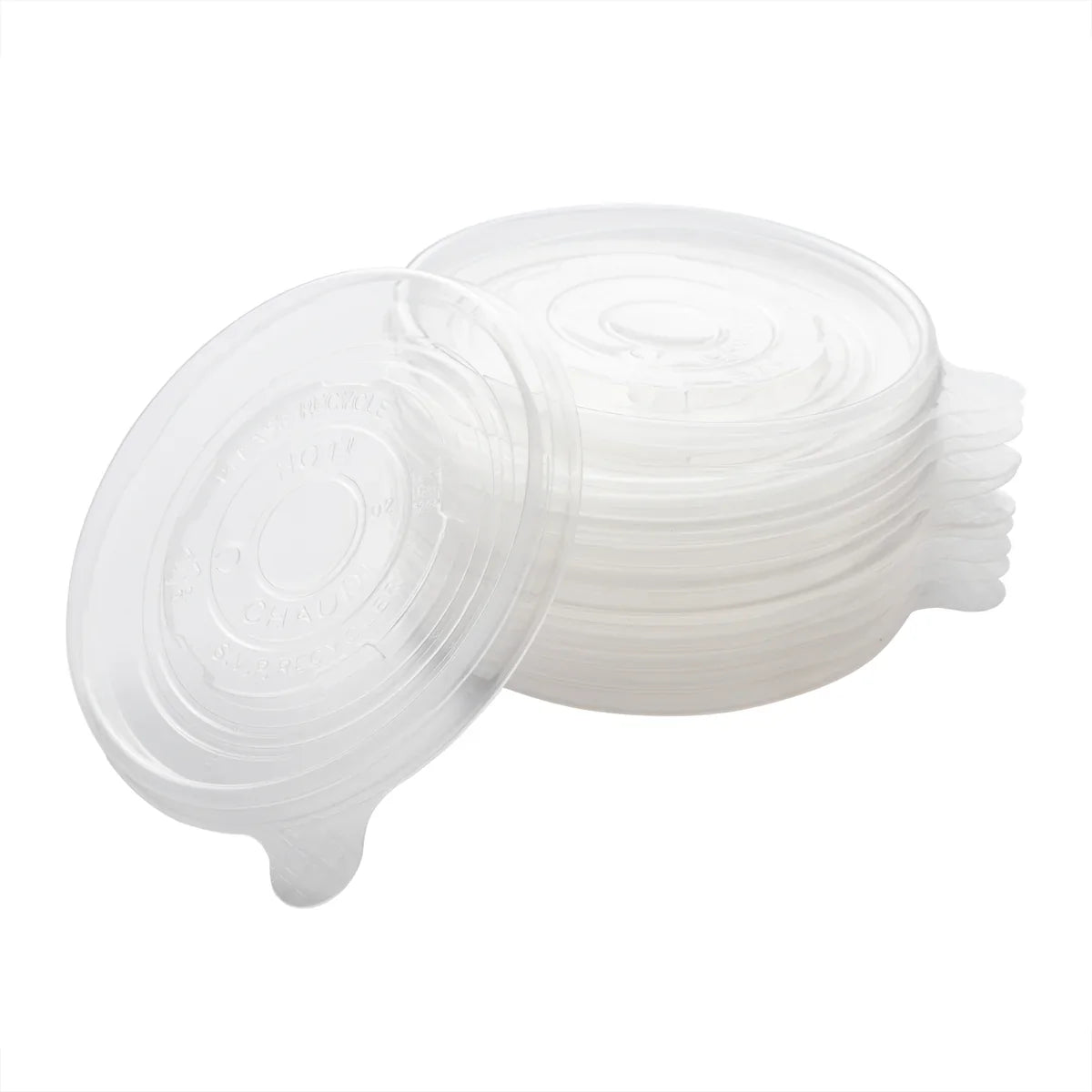 Paper Container Lid, for 12 & 16oz, 500/case