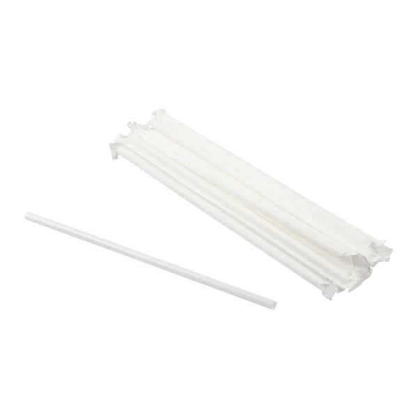 Paper-Wrapped Straw, 8", 1,500/case