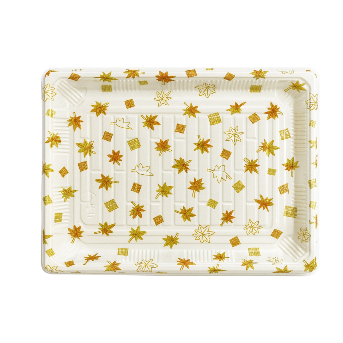 Maple Pattern Sushi Tray, 7.5" x 5", 400/case