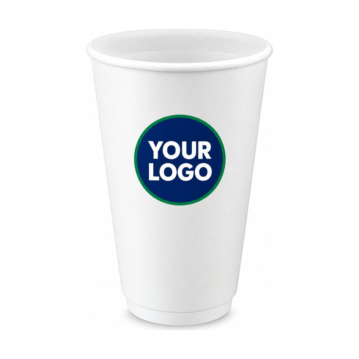 Custom printed double-wall paper hot cup with your logo
